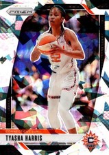 TYASHA HARRIS 2024 Panini Prizm WNBA Silver Cracked Ice #102 Connecticut Sun