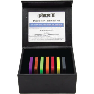 Phase II PHT950-25 7-Piece Shore A Master Test Block Kit, Durometers