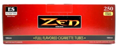 ZEN Red Full Flavor 100MM Size - 10 Boxes - 250 Tubes Box RYO