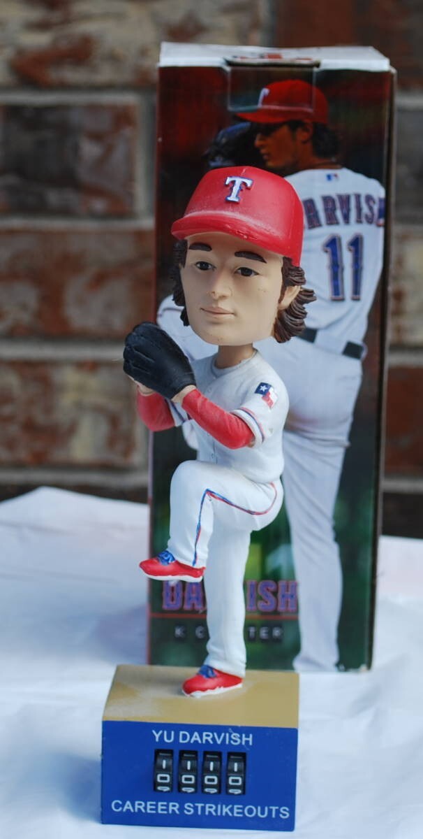 Yu Darvish ボブルヘッド Japanese fans' voices made it happen! Commemorative