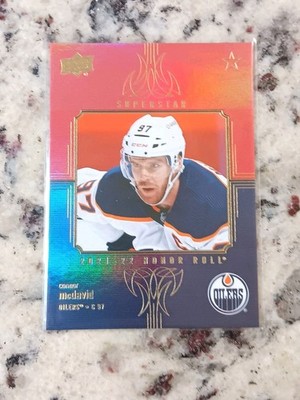 2021-22 Upper Deck Honor Roll Red #HR-18 CONNOR MCDAVID Edmonton Oilers