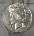 1922-D Peace Silver $1 AU Details cleaned; Jan.2nd Silver$72.79, $1 Value $56.30