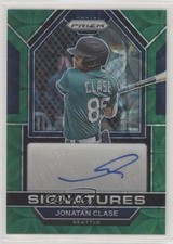 2023 Panini Prizm Signatures Green Scope 43/75 Jonatan Clase #SIG-JC Auto v9t