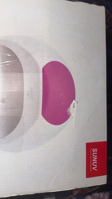 SUNUV SUN2C UV LED Nail Lamp White Rose, Timer Mode, Quick-Dry, LCD Display