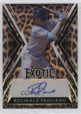 2023 Leaf Exotic Leopard Prismatic 1/1 Reginald Preciado #BA-RP1 Auto v9t
