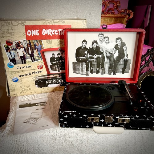 ONE DIRECTION 2014 Crosley Cruiser Record Player w/ Box - Manuel - Power  Cord