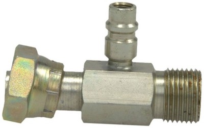 Four Seasons 17233 Inline Standard O-Ring A/C Fitting w/ R134a Service Port