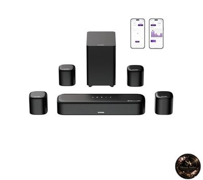 ULTIMEA Soundbar 7.1ch Dolby Atmos 350W mit Subwoofer & Surround Lautsprecher