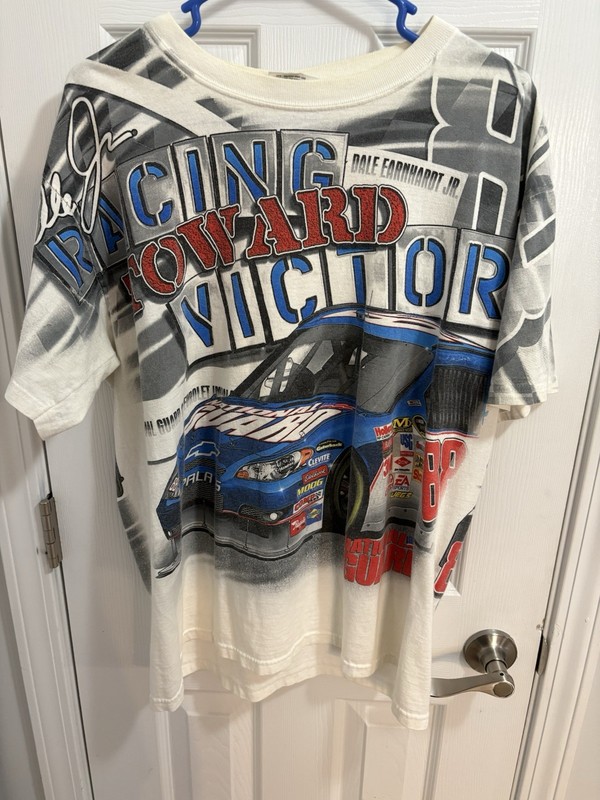 2008 Dale Earnhardt Jr. National Guard Racing Toward All Over Print Shirt Lg
