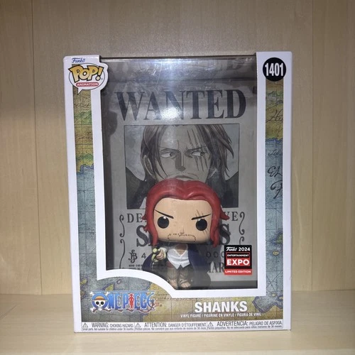 Funko POP! #1401 One Piece Shanks Wanted Poster C2E2 Shared Exclusive
