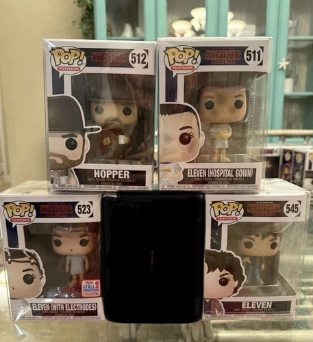 Stranger Things Funko Pop Lot of 4! All In Mint VERY RARE!