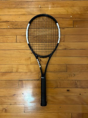  Wilson Pro Staff 97 V12 Tuxedo/Black and White Countervail 4 1/4