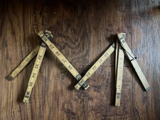 Antique Folding Carpenter's Ruler - GREAT Condition, Made in USA Collectible
