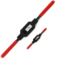 2 PCS Adjustable T-Handle Tap Wrench Set for Tapping Hand Tool 1/16 - 3/4-inch