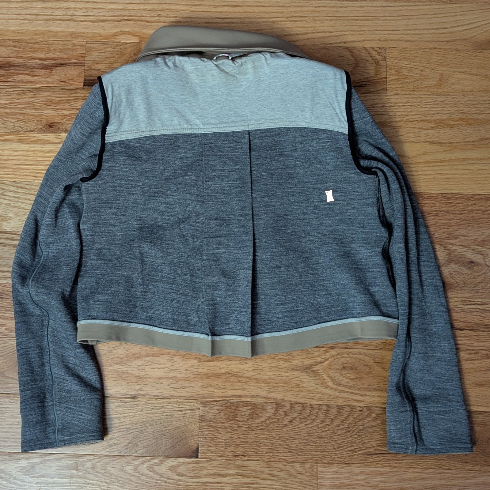 Kit & Ace Last Call Jacket  Reversible Cropped Trench Beige Gray