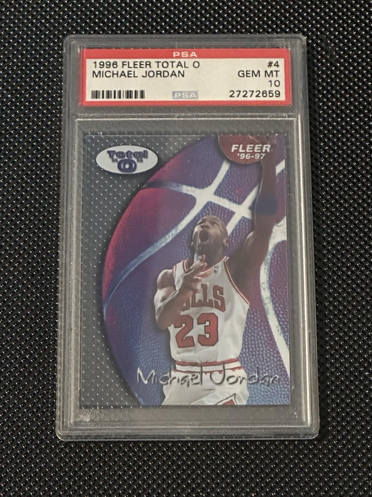 1996 Michael Jordan Fleer Total O #4 PSA 10 Gem Mint