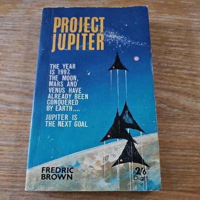 Project Jupiter, Fredric Brown, Brown, Watson, 1964, Paperback Good Condition A6
