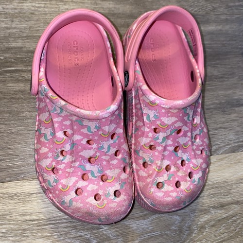 Crocs Baya Graphic Tie-Dye Clog Pink Lemonade Size: C12 - Foto 2 di 9