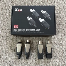 Xvive Audio U3D Dual Wireless System for Audio - Transmitters and Receivers