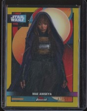 2025 Topps Star Wars Smuggler's Outpost MAE ANISEYA Finest Gold Ref /50 JA131
