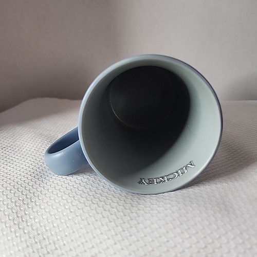 Vintage Walt Disney World Parks Mickey Mouse Slate Blue Coffee Mug Tea Cup - Picture 6 of 9