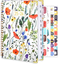 2025-2026 Academic Planner, A5 (6.5" X 8.5") Weekly and Monthly Planner, July 20