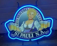 20"x16" Saint St. Pauli Girl Beer Bier Flex LED Neon Sign Light Lamp Bar Club