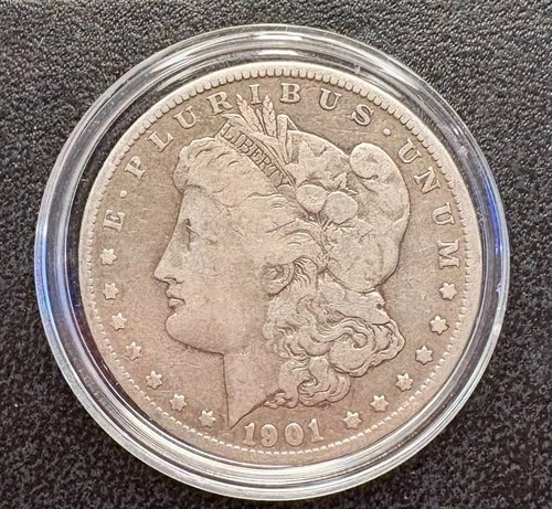🔥1901-0 Morgan Dollar 90% Silver CoinSnap analysis is Fine to AU🔥