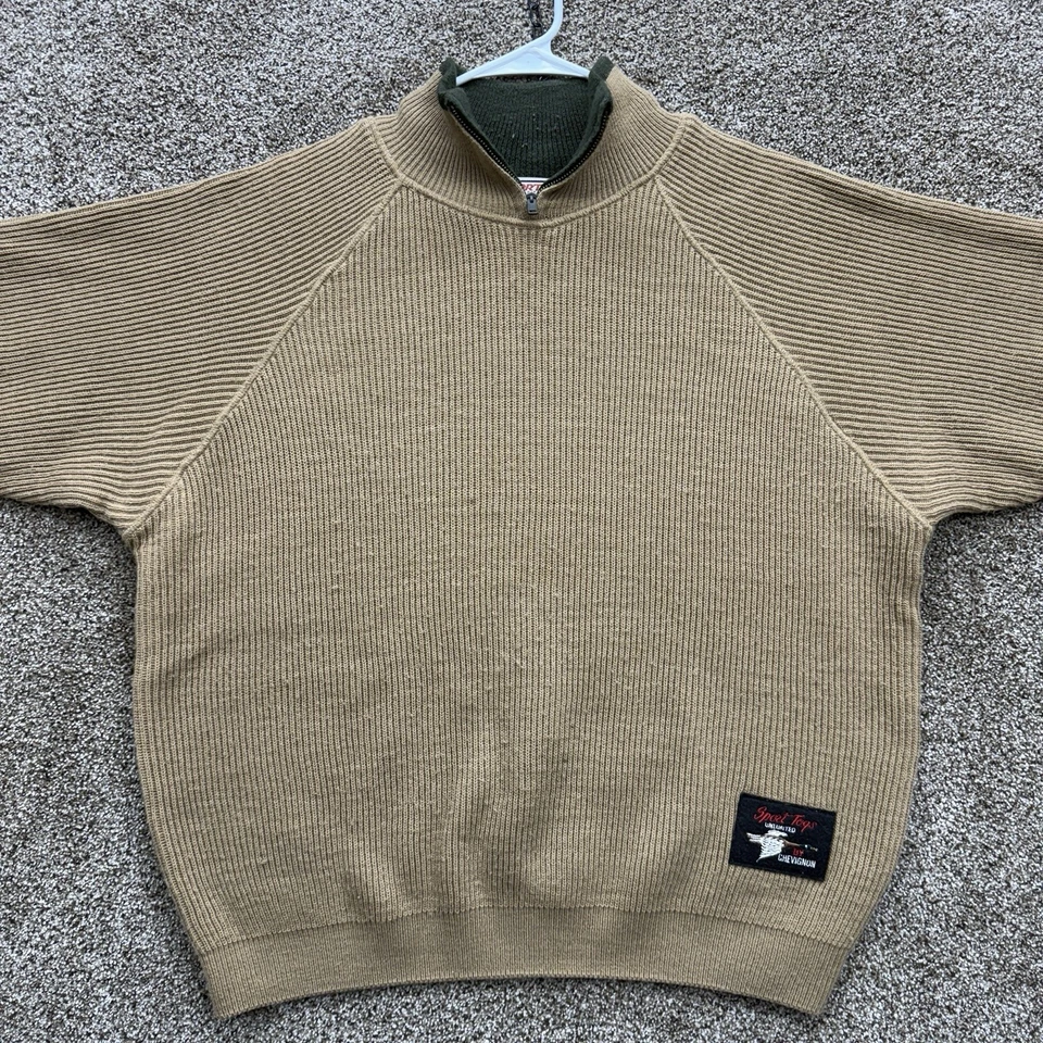 Sport Togs Unlimited Sweatshirt By Chevignon Size XL Tan Brown Outdoor Hunting - Image 4 of 4