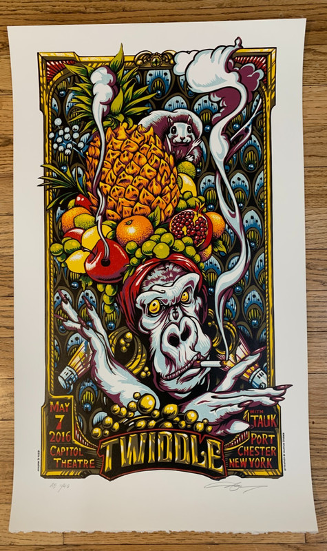 Twiddle AJ Masthay Capitol Theatre PRINT May 7th 2016 Port Chester NY AE 11/40
