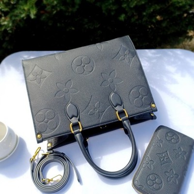 MilaKate Embossed Top Handle Bag with Wallet Set for Women.