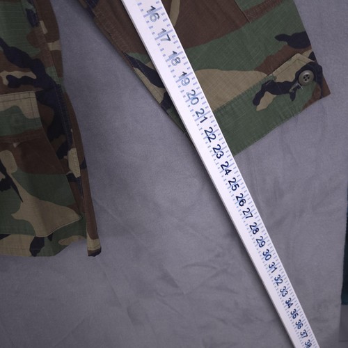 Vintage US Air Force Jacket Mens Medium Regular Woodland Camo Combat Patch 90s - Picture 13 of 19