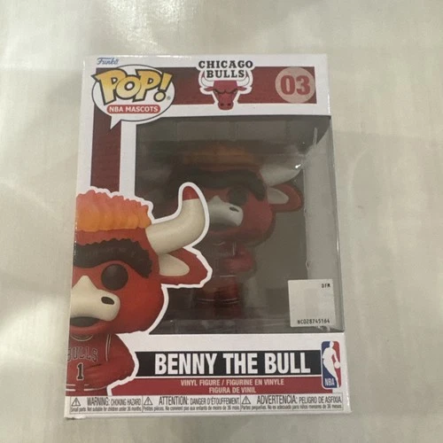 Funko Pop NBA Mascots Chicago Bulls Benny the Bull 03 Vinyl Figure