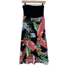 SHEIN Size 4 Strapless Tube Tulip Hem Floral Dress