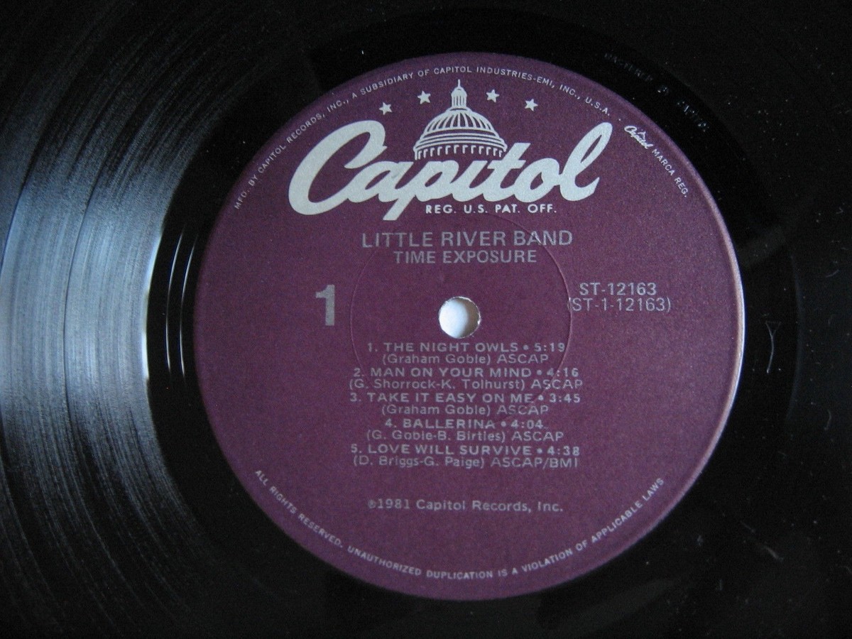 Little River Band: Time Exposure (Capitol Records ST-12163) | eBay