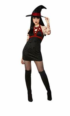 Fever Satanic Witch Costume Black Fever Satanic Witch Costume Black