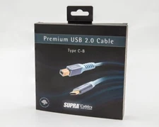 Supra USB 2.0 C-B 1-meter (3.28 feet) WHAT HI FI 5-STAR RATED Made In Sweden !