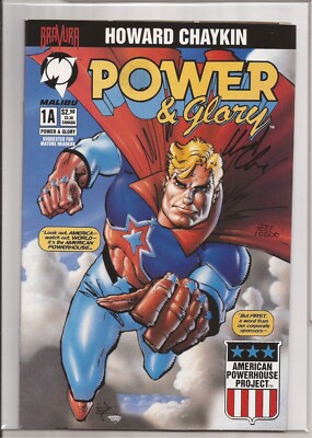 POWER & GLORY #1 - SIGNED BY HOWARD CHAYKIN W/ DF COA 251/10000