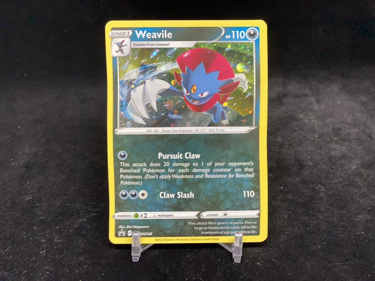 POKEMON TCG: LOST ORIGIN WEAVILE SWSH246 BLACK STAR PROMO POKEMON