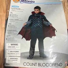 Vampire Count Bloodfiend Costume - California Costumes Med 7-8 Kids