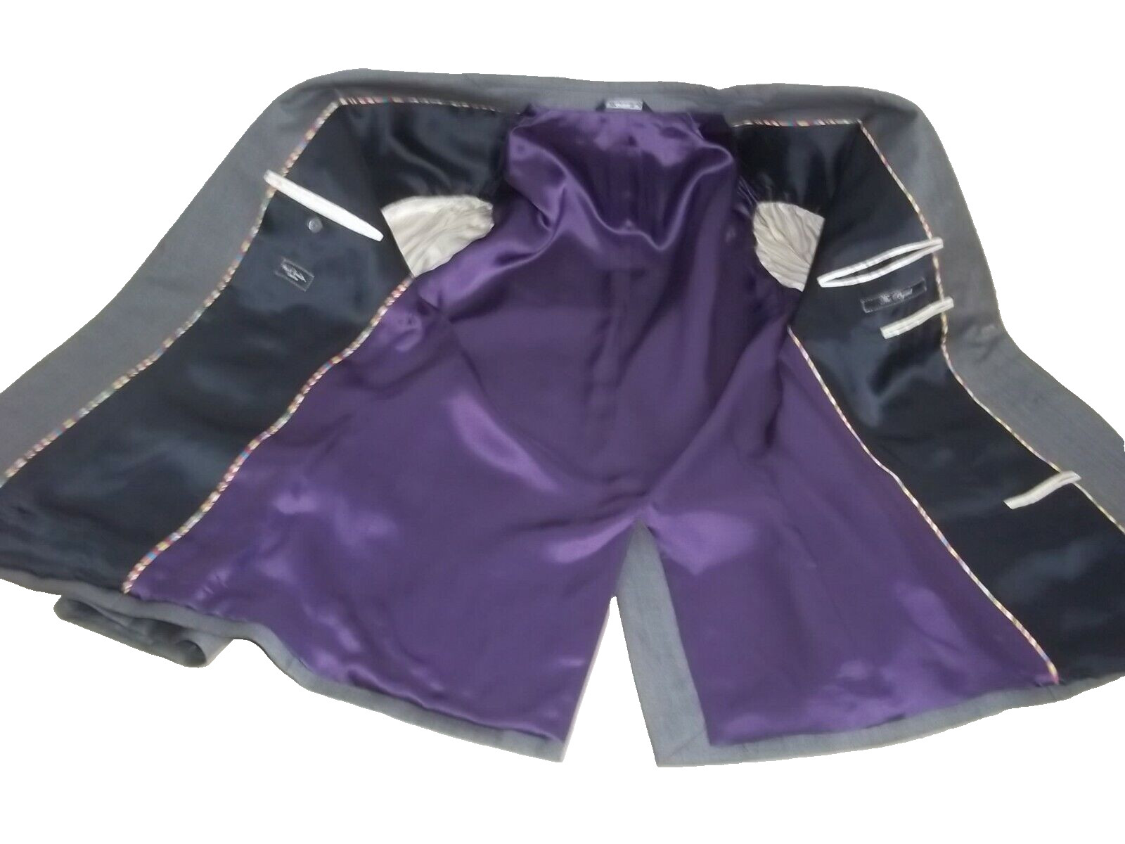 Paul Smith London Solid Gray 2Button Center Vent … - image 7