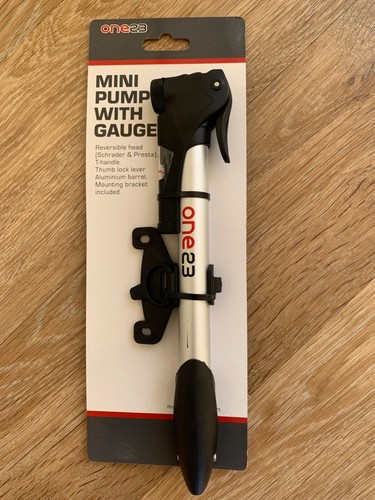 mini bicycle pump with gauge