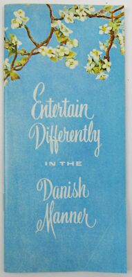 1965 Cherry Heering Liqueur Entertain In The Danish Manner Brochure Copenhagen 