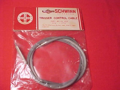 Schwinn Speed Trigger Control Shifter Cable Sturmey Archer Bicycle NOS 