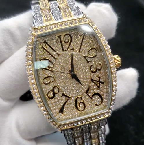 Orologio da Donna da Polso Diamond Diamantato Gold Silver Zirconi  Rettangolare | eBay