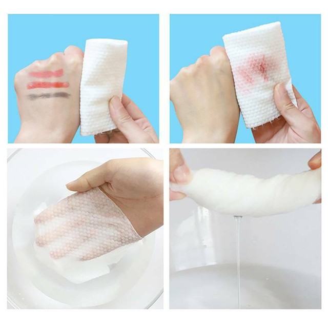 Durable Disposable Face Towel Cotton Pads Soft Dry Wet Skin Care Makeup