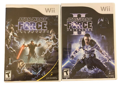 Wii Star Wars The Force Unleashed and Star Wars The Force Unleashed II