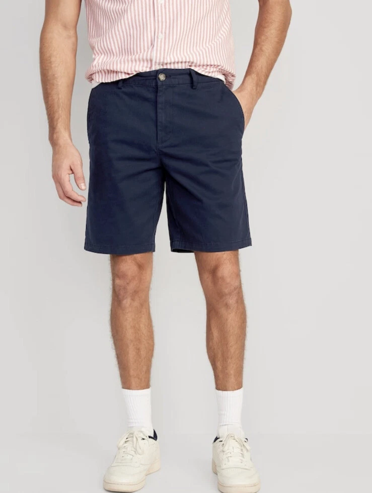 OLD NAVY Men's Slim Built-In Flex Rotation Chino Shorts 9-inch inseam Size: 40