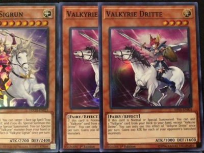 Yu-Gi-Oh! Valkyrie Deck Cards Shadows In Valhalla Set, Near Mint Condition, Includes Sechste, Erste, Erda, Sigrun Yu-Gi-Oh! Valkyrie Deck Cards Shadows In Valhalla Set, Near Mint Condition, Includes Sechste, Erste, Erda, Sigrun