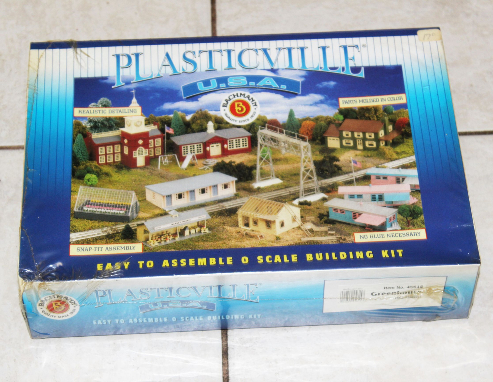 Plasticville O Scale Model Train Scenery No 45615 Greenhouse with